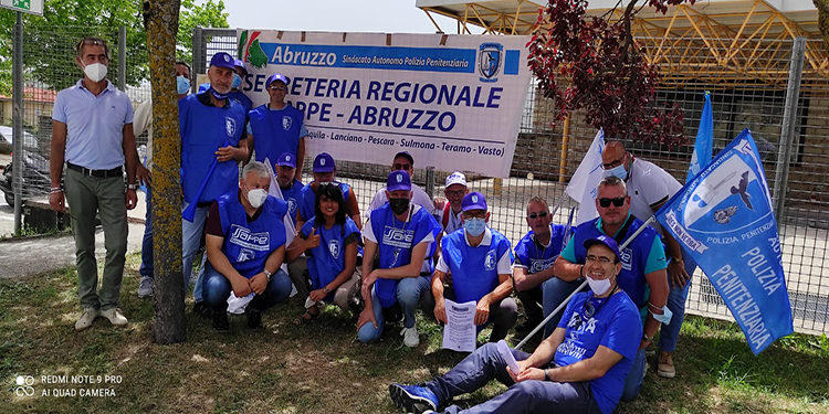 Riscontro DAP al sit-in di protesta dinanzi la sede della Regione Abruzzo per il giorno 23.6.2021 – Stato di agitazione del personale